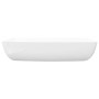 Lavabo lujoso rectangular ceráminca blanco 71x39 cm de vidaXL, Lavabos - Ref: Foro24-140691, Precio: 108,85 €, Descuento: %