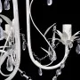 Lámpara colgante araña de cristal elegante blanca de vidaXL, Lámparas de araña - Ref: Foro24-240686, Precio: 54,95 €, Descuen...