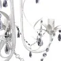 Lámpara colgante araña de cristal elegante blanca de vidaXL, Lámparas de araña - Ref: Foro24-240686, Precio: 54,95 €, Descuen...