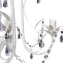 Lámpara colgante araña de cristal elegante blanca de vidaXL, Lámparas de araña - Ref: Foro24-240686, Precio: 53,81 €, Descuen...