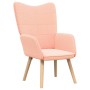 sillón Rosa 62 x 67 x 95,5 cm Tela Sherpa en Sillones | Comprar online en Foru.es