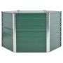 Arriate de jardín de acero galvanizado verde 129x129x77 cm de vidaXL, Maceteros y jardineras - Ref: Foro24-44857, Precio: 57,...