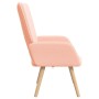 sillón Rosa 62 x 67 x 95,5 cm Tela Sherpa en Sillones | Comprar online en Foru.es