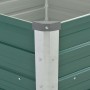 Arriate de jardín de acero galvanizado verde 129x129x77 cm de vidaXL, Maceteros y jardineras - Ref: Foro24-44857, Precio: 57,...