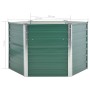 Arriate de jardín de acero galvanizado verde 129x129x77 cm de vidaXL, Maceteros y jardineras - Ref: Foro24-44857, Precio: 57,...