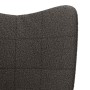 sillón Gris oscuro 62 x 67 x 95,5 cm Tela Sherpa en Sillones | Comprar online en Foru.es
