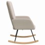 Mecedora Gris Claro Tela Sherpa en Sillones | Comprar online en Foru.es