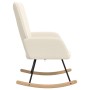 Mecedora Crema Tela Sherpa en Sillones | Comprar online en Foru.es