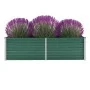 Grünes Gartenbett aus verzinktem Stahl 160x40x45 cm von vidaXL, Töpfe und Pflanzgefäße - Ref: Foro24-44851, Preis: 39,03 €, R...