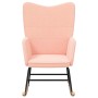 Mecedora Rosa Tela Sherpa en Sillones | Comprar online en Foru.es