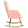 Mecedora Rosa Tela Sherpa en Sillones | Comprar online en Foru.es
