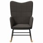 Mecedora Gris oscuro Tela Sherpa en Sillones | Comprar online en Foru.es