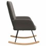 Mecedora Gris oscuro Tela Sherpa en Sillones | Comprar online en Foru.es