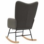 Mecedora Gris oscuro Tela Sherpa en Sillones | Comprar online en Foru.es