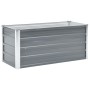 Arriate de jardín de acero galvanizado gris 100x40x45 cm de vidaXL, Maceteros y jardineras - Ref: Foro24-44854, Precio: 41,48...