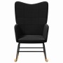 Mecedora Negro Tela Sherpa en Sillones | Comprar online en Foru.es