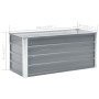 Arriate de jardín de acero galvanizado gris 100x40x45 cm de vidaXL, Maceteros y jardineras - Ref: Foro24-44854, Precio: 41,48...