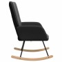 Mecedora Negro Tela Sherpa en Sillones | Comprar online en Foru.es