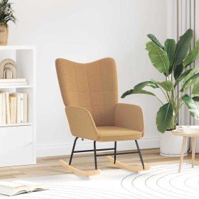 Mecedora Beige Tela Sherpa en Sillones | Comprar online en Foru.es