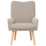 sillón Gris Claro 63 x 67 x 94 cm Tela Sherpa en Sillones | Comprar online en Foru.es
