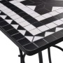 Mesa bistró de mosaico cerámica negro y blanco 60 cm de vidaXL, Mesas de jardín - Ref: Foro24-46707, Precio: 103,67 €, Descue...