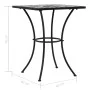Mesa bistró de mosaico cerámica negro y blanco 60 cm de vidaXL, Mesas de jardín - Ref: Foro24-46707, Precio: 101,80 €, Descue...