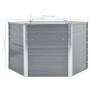 Arriate de jardín de acero galvanizado gris 129x129x77 cm de vidaXL, Maceteros y jardineras - Ref: Foro24-44856, Precio: 57,8...