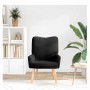 sillón Negro 63 x 67 x 94 cm Tela Sherpa en Sillones | Comprar online en Foru.es