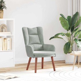 sillón Gris Claro 63 x 67 x 94 cm Terciopelo en Sillones | Comprar online en Foru.es