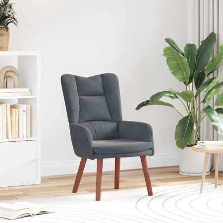 sillón Gris oscuro 63 x 67 x 94 cm Terciopelo en Sillones | Comprar online en Foru.es