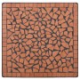 Mesa de mosaico para cafetería cerámica terracota 60 cm de vidaXL, Mesas de jardín - Ref: Foro24-46705, Precio: 111,84 €, Des...