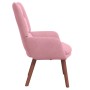 sillón Rosa 63 x 67 x 94 cm Terciopelo en Sillones | Comprar online en Foru.es