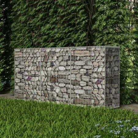 Cesta de muro de gaviones acero galvanizado 200x50x100 cm de vidaXL, Paneles de vallas - Ref: Foro24-142552, Precio: 96,63 €,...