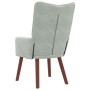 sillón Gris Claro 63 x 67 x 94 cm Terciopelo en Sillones | Comprar online en Foru.es