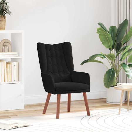 sillón Negro 63 x 67 x 94 cm Terciopelo en Sillones | Comprar online en Foru.es