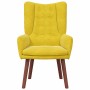 sillón Amarillo 63 x 67 x 94 cm Terciopelo en Sillones | Comprar online en Foru.es