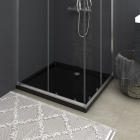 Plato de ducha rectangular negro ABS 80x90 cm de vidaXL, Platos de ducha - Ref: Foro24-148917, Precio: 111,78 €, Descuento: %
