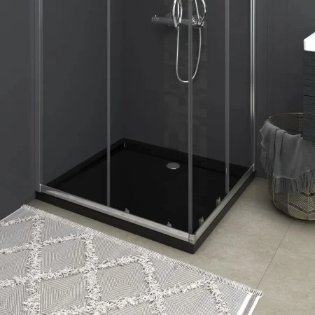 Plato de ducha rectangular negro ABS 80x90 cm de vidaXL, Platos de ducha - Ref: Foro24-148917, Precio: 110,15 €, Descuento: %