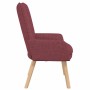 sillón Rojo vino 63 x 67 x 94 cm tela en Sillones | Comprar online en Foru.es