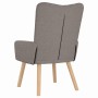 sillón Taupé 63 x 67 x 94 cm tela en Sillones | Comprar online en Foru.es