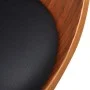 Silla de comedor de madera curvada y cuero sintético de vidaXL, Sillas de comedor - Ref: Foro24-241058, Precio: 162,58 €, Des...