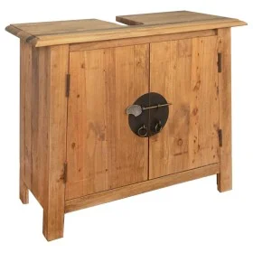 Mueble de lavabo madera maciza de pino 70x32x63 cm de vidaXL, Tocadores de baño - Ref: Foro24-246035, Precio: 147,81 €, Descu...