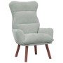 sillón Gris Claro 69 x 74 x 93 cm Terciopelo en Sillones | Comprar online en Foru.es