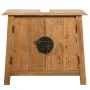 Mueble de lavabo madera maciza de pino 70x32x63 cm de vidaXL, Tocadores de baño - Ref: Foro24-246035, Precio: 147,81 €, Descu...