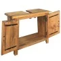 Mueble de lavabo madera maciza de pino 70x32x63 cm de vidaXL, Tocadores de baño - Ref: Foro24-246035, Precio: 147,81 €, Descu...
