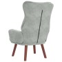 sillón Gris Claro 69 x 74 x 93 cm Terciopelo en Sillones | Comprar online en Foru.es