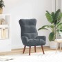 sillón Gris oscuro 69 x 74 x 93 cm Terciopelo en Sillones | Comprar online en Foru.es