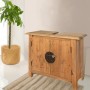 Mueble de lavabo madera maciza de pino 70x32x63 cm de vidaXL, Tocadores de baño - Ref: Foro24-246035, Precio: 166,13 €, Descu...