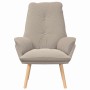 sillón Gris Claro 69 x 74 x 93 cm Tela Sherpa en Sillones | Comprar online en Foru.es