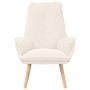 sillón Crema 69 x 74 x 93 cm Tela Sherpa en Sillones | Comprar online en Foru.es